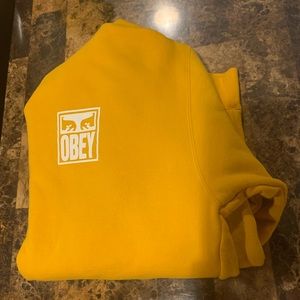 OBEY YELLOW HOODIE